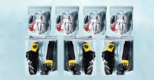 Bundled with 6 Velcro Straps and Plenty of Spares